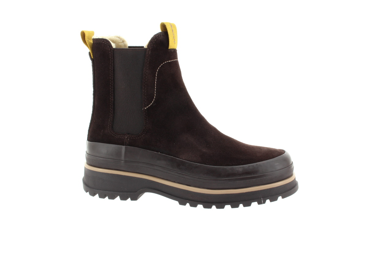 GANT Dámský kožený tm. hnědý kotník