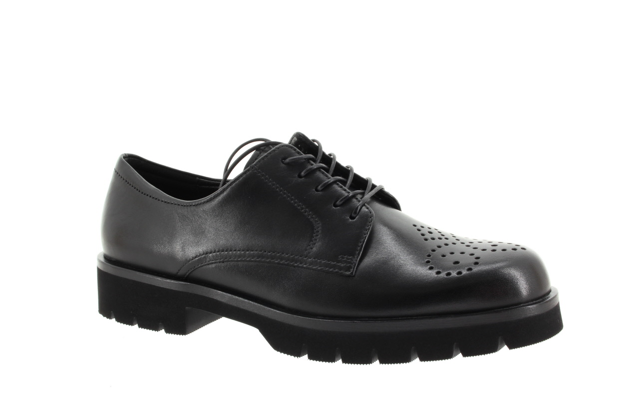 HÖGL Dámské kožené černé polobotky