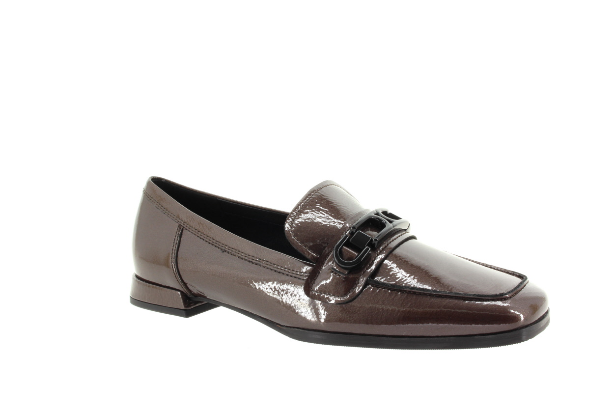 HÖGL Dámské kožené hnědé mokasíny