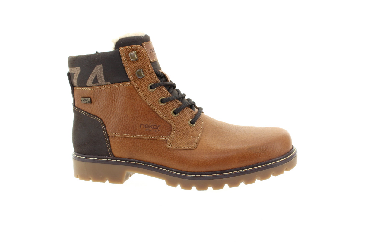 RIEKER Pánský hnědý kotník