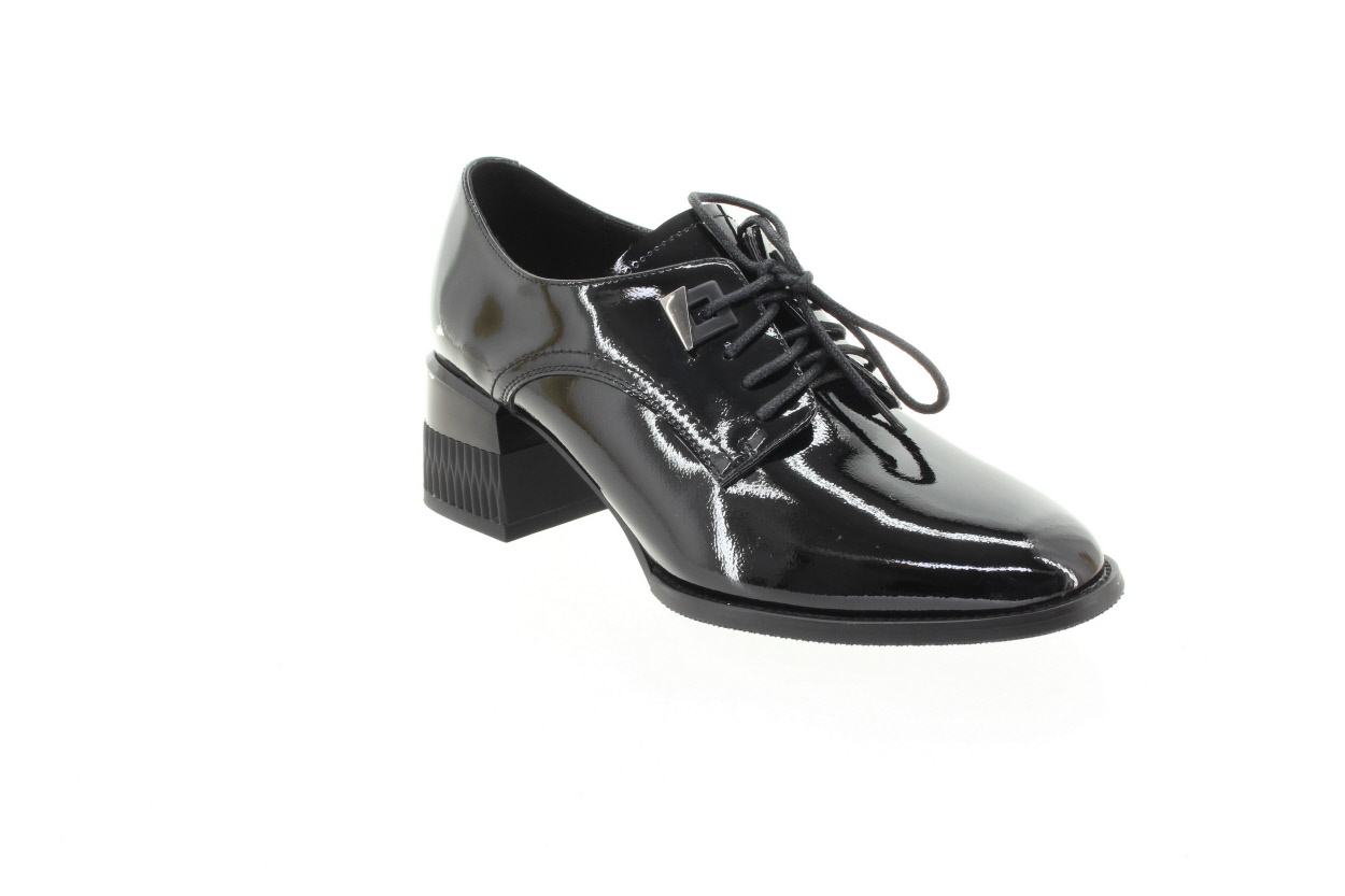 EPICA Dámské černé kožené polobotky