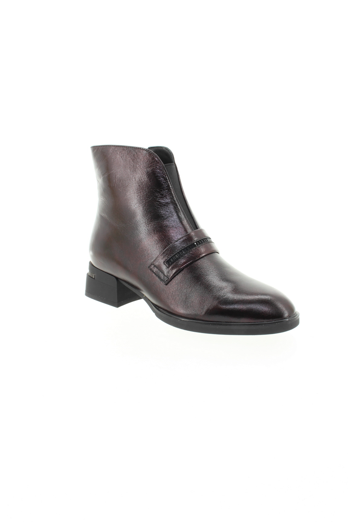 EPICA Dámský kožený bordo kotník