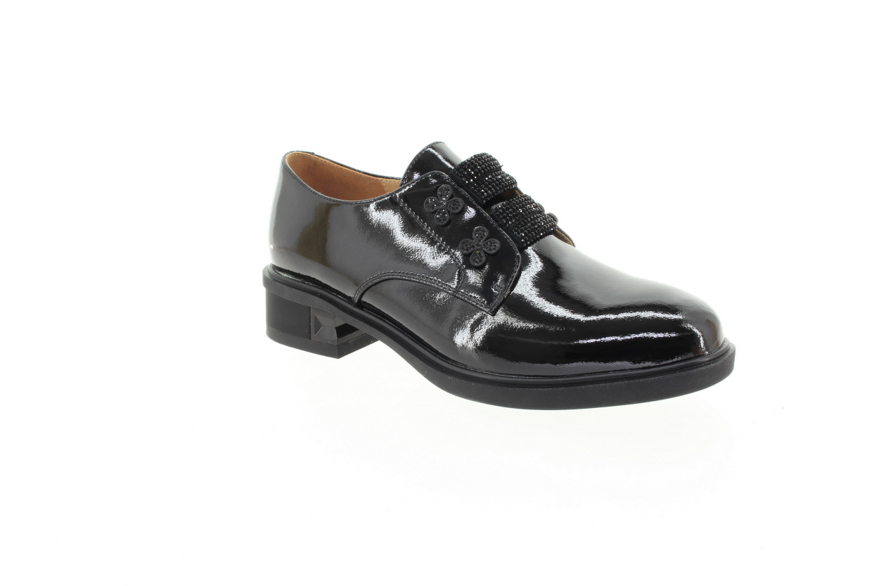 EPICA Dámské černé kožené polobotky