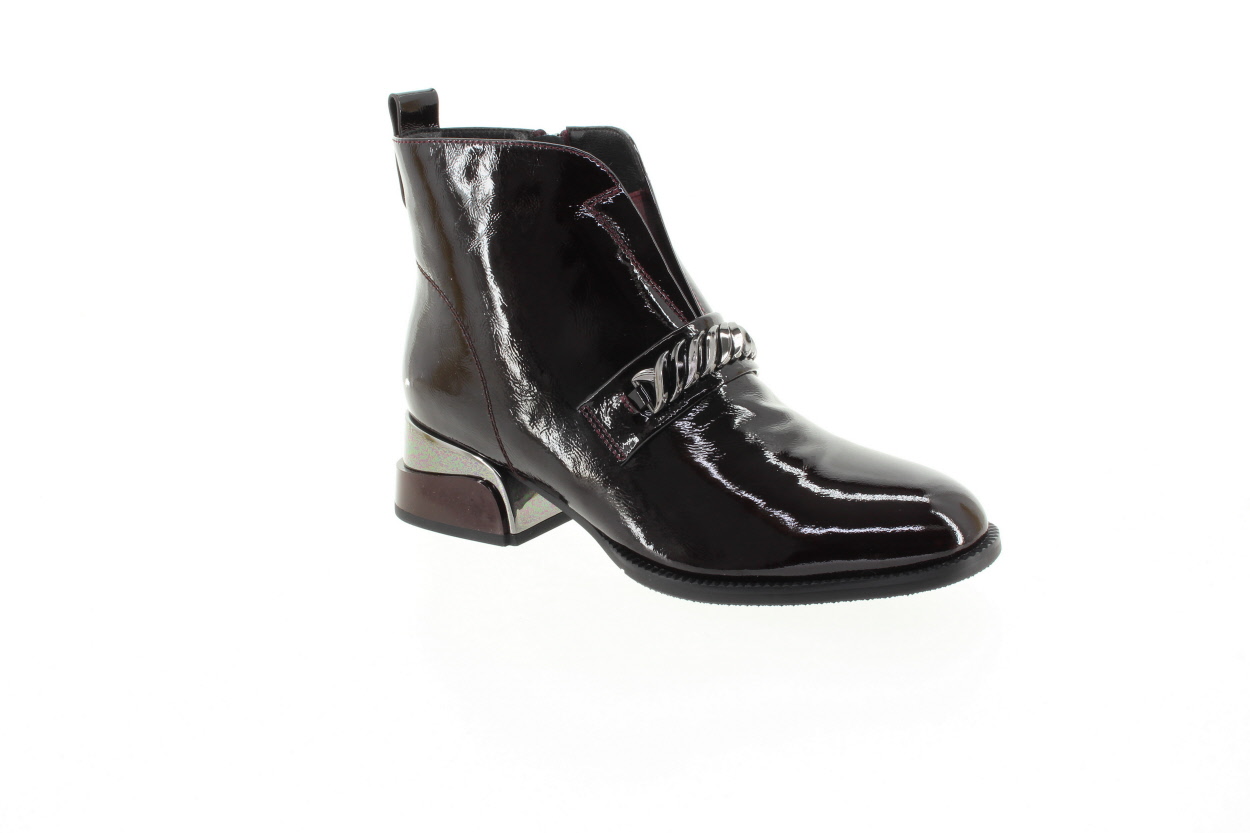 EPICA Dámský kožený bordový kotník