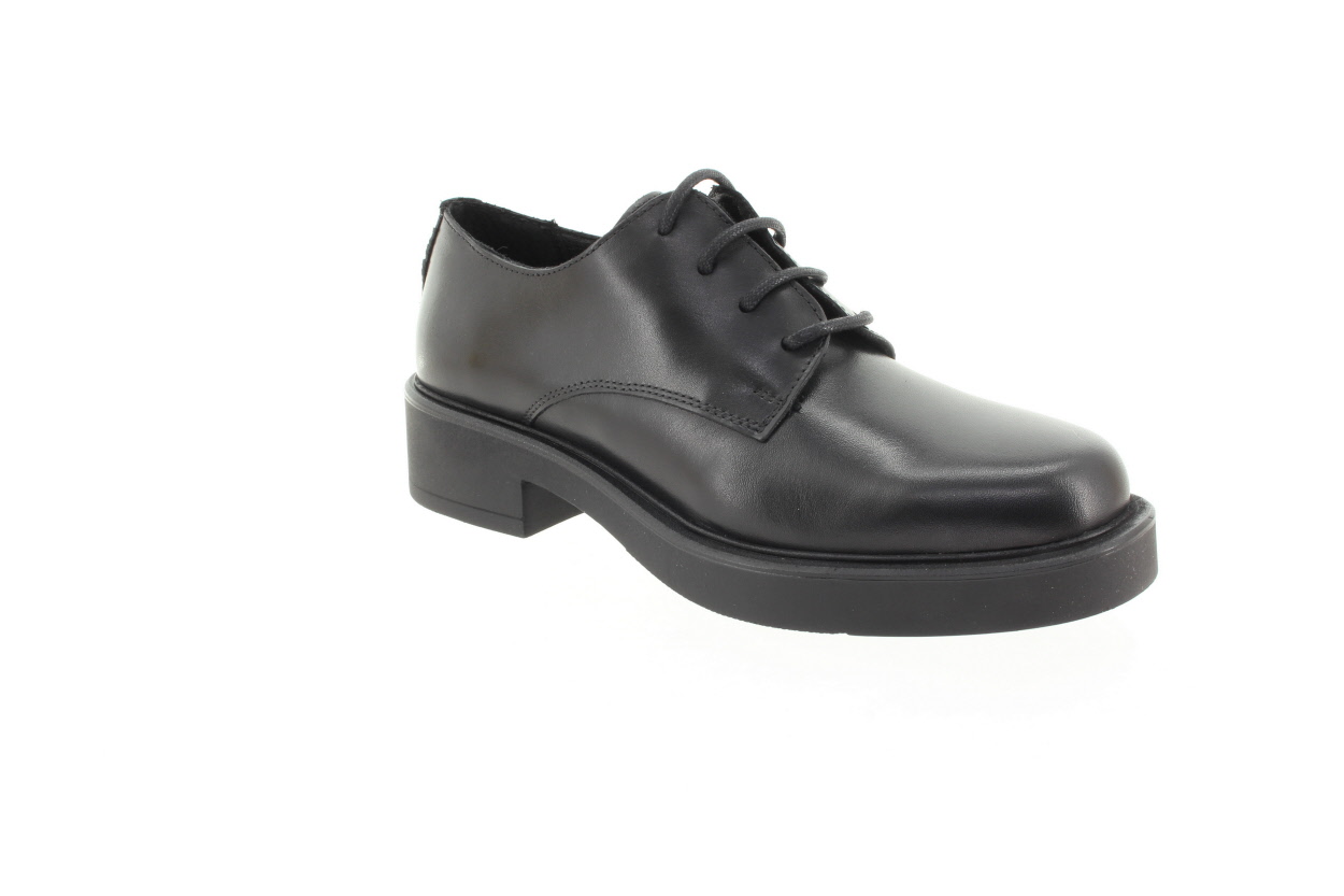 EASY'N ROSE Dámské černé kožené polobotky