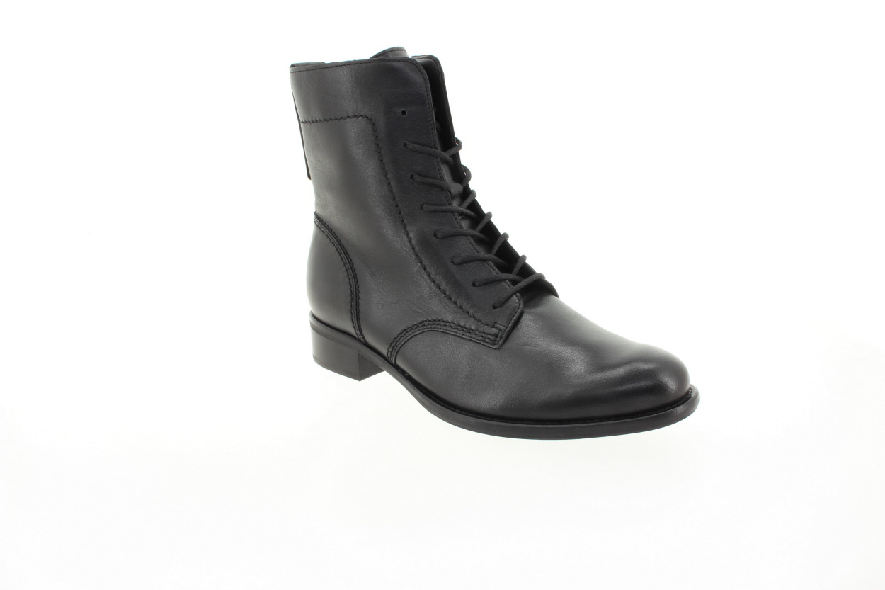 GABOR Dámský černý kožený kotník