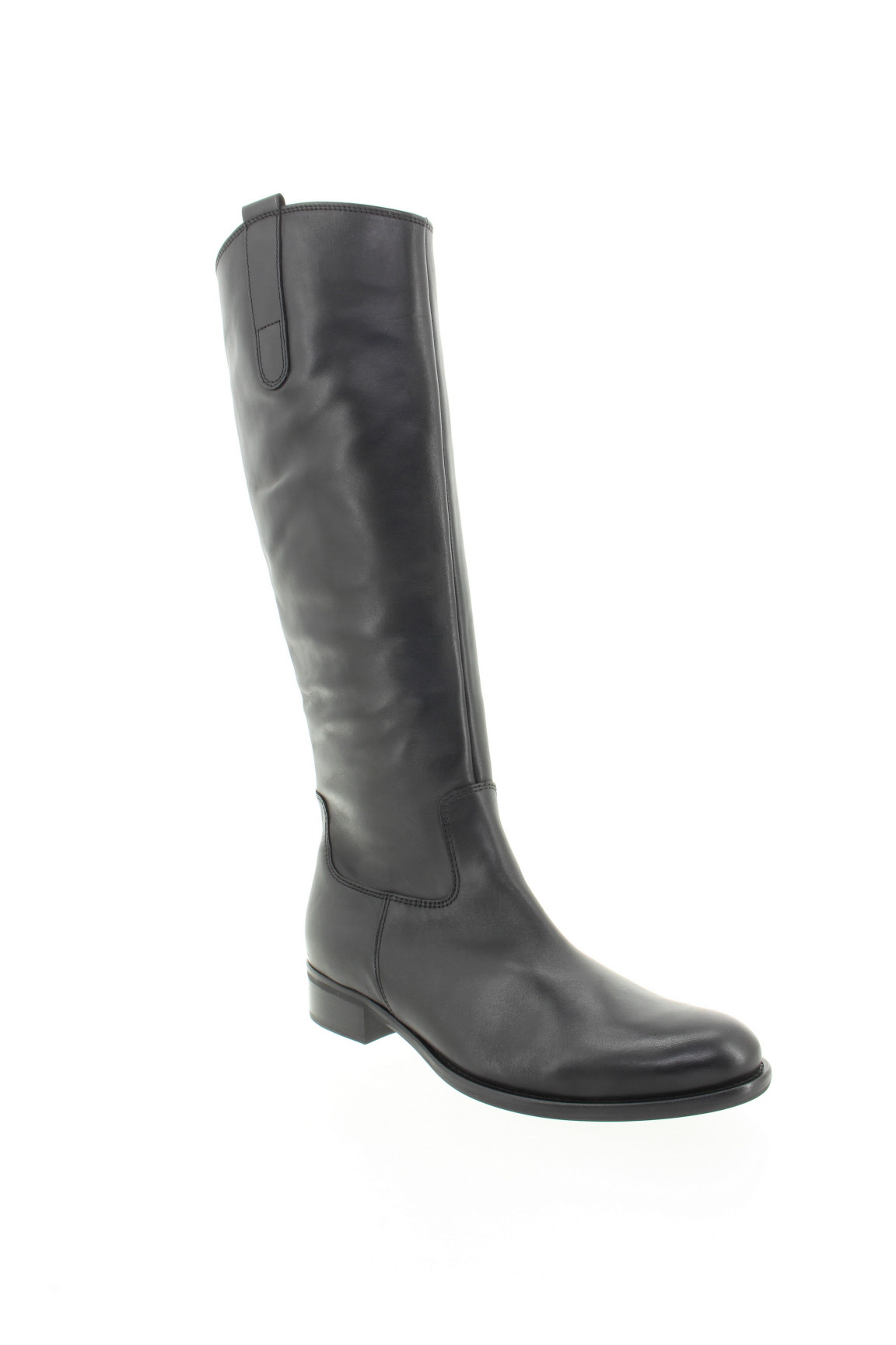 GABOR Dámské černé kožené kozačky