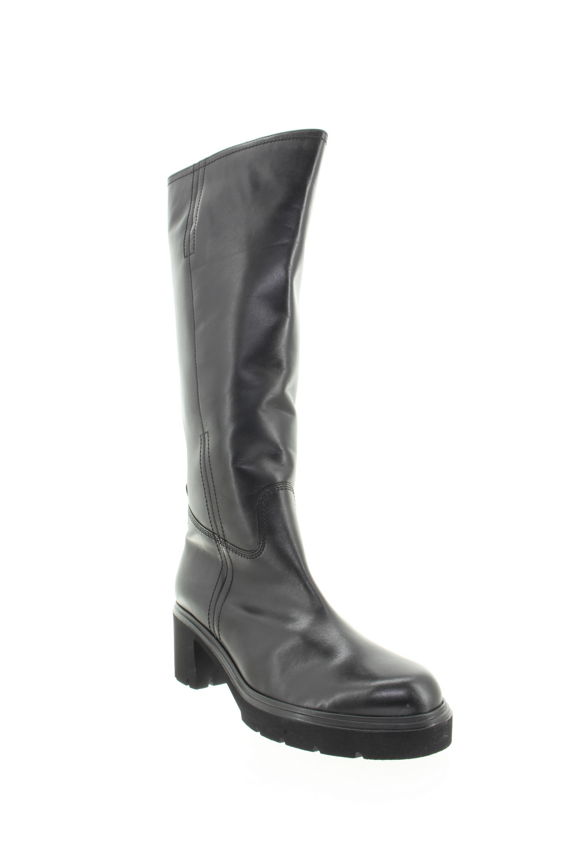 GABOR Dámské černé kožené kozačky