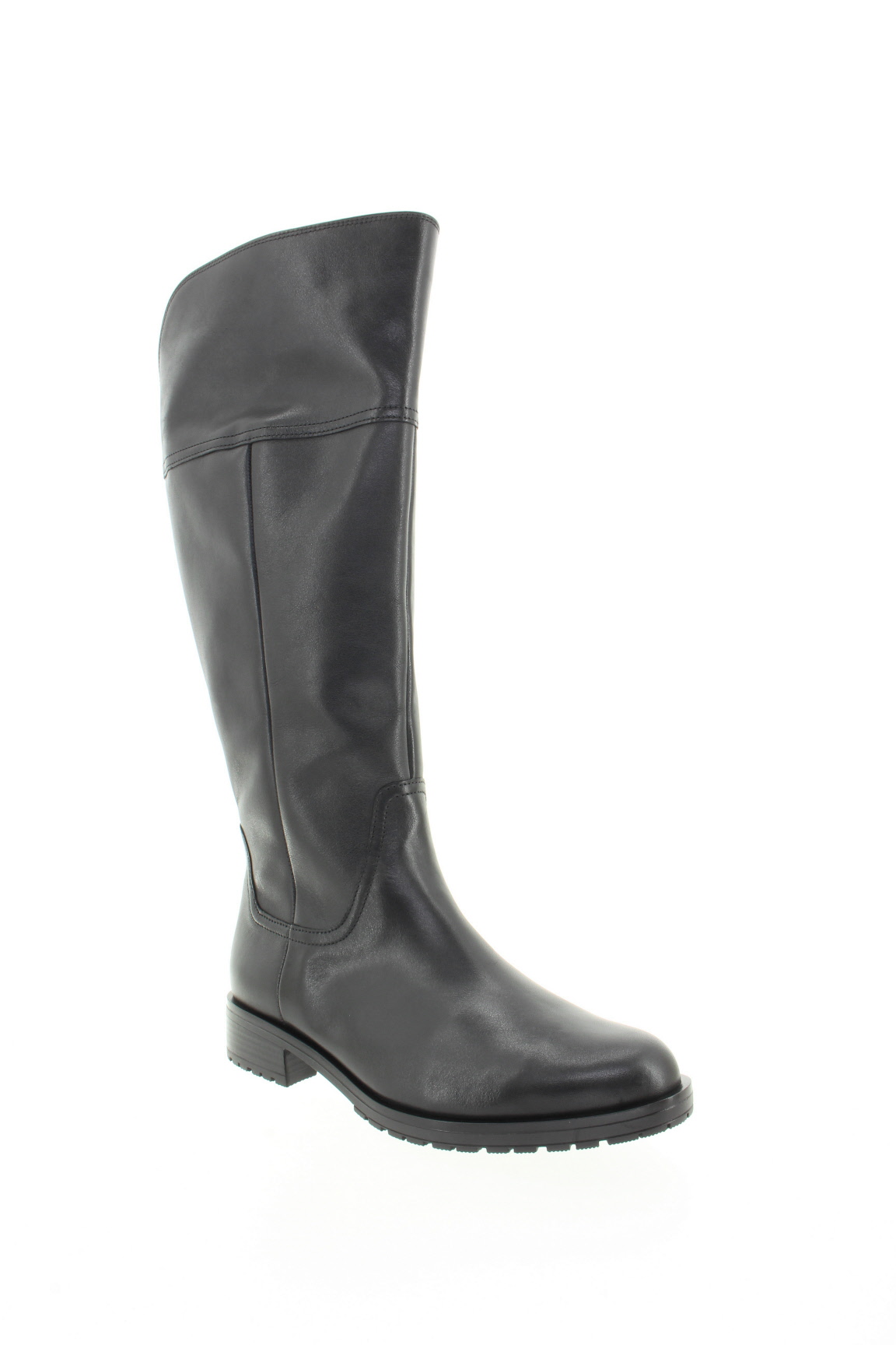 GABOR Dámské černé kožené kozačky