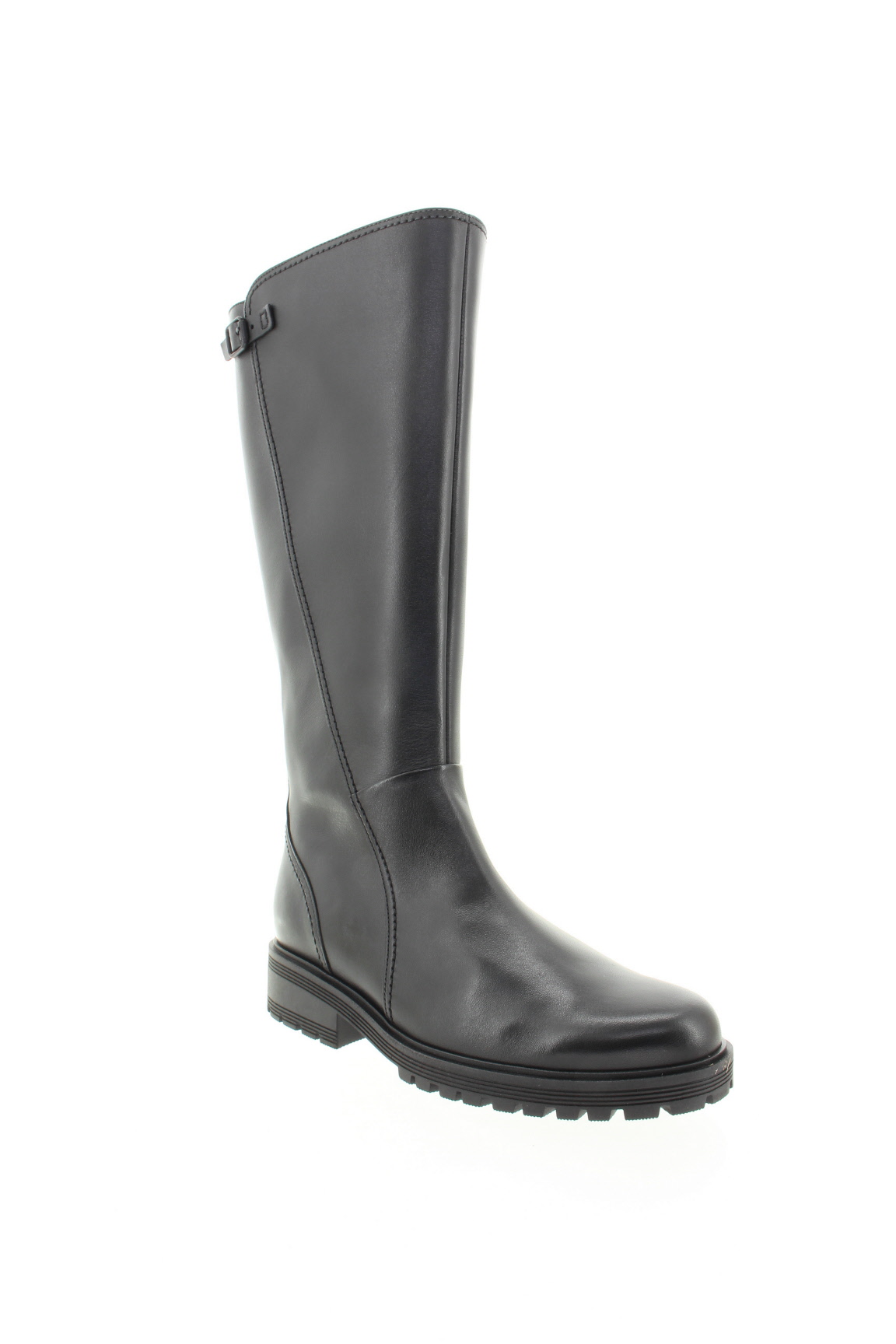 GABOR Dámské černé kožené kozačky