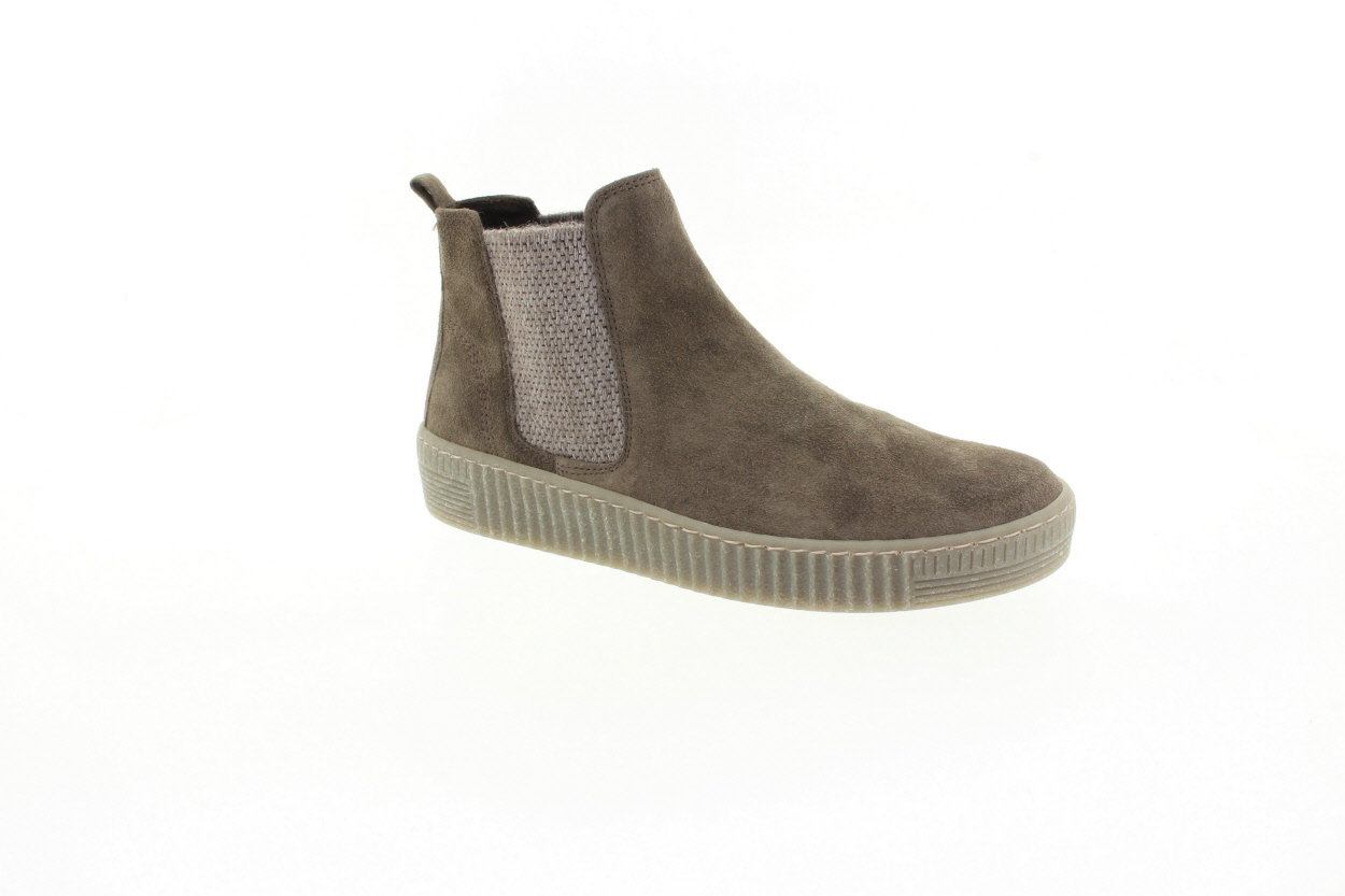 GABOR Dámský hnědošedý kožený kotník