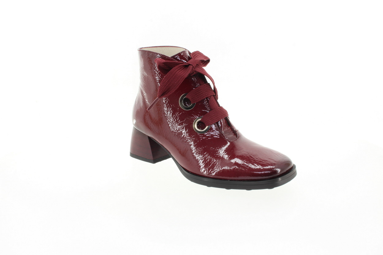 HISPANITAS Dámský vínový kožený kotník