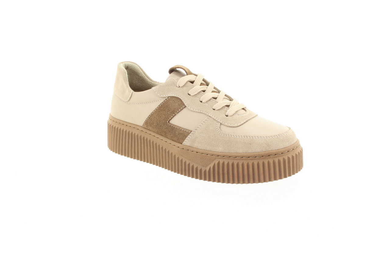 LOOKE Dámské béžové kožené tenisky