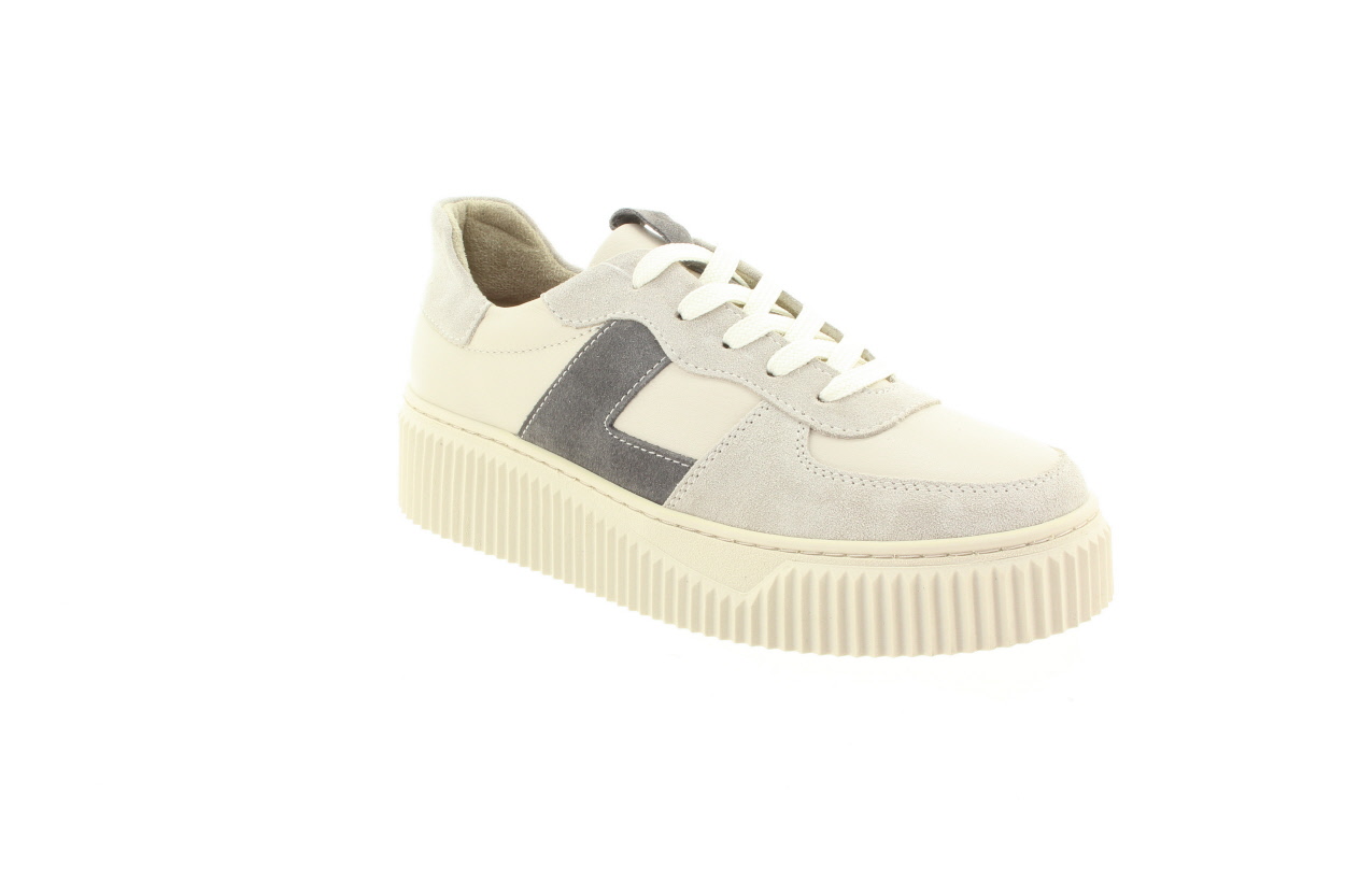 LOOKE Dámské krémové kožené tenisky