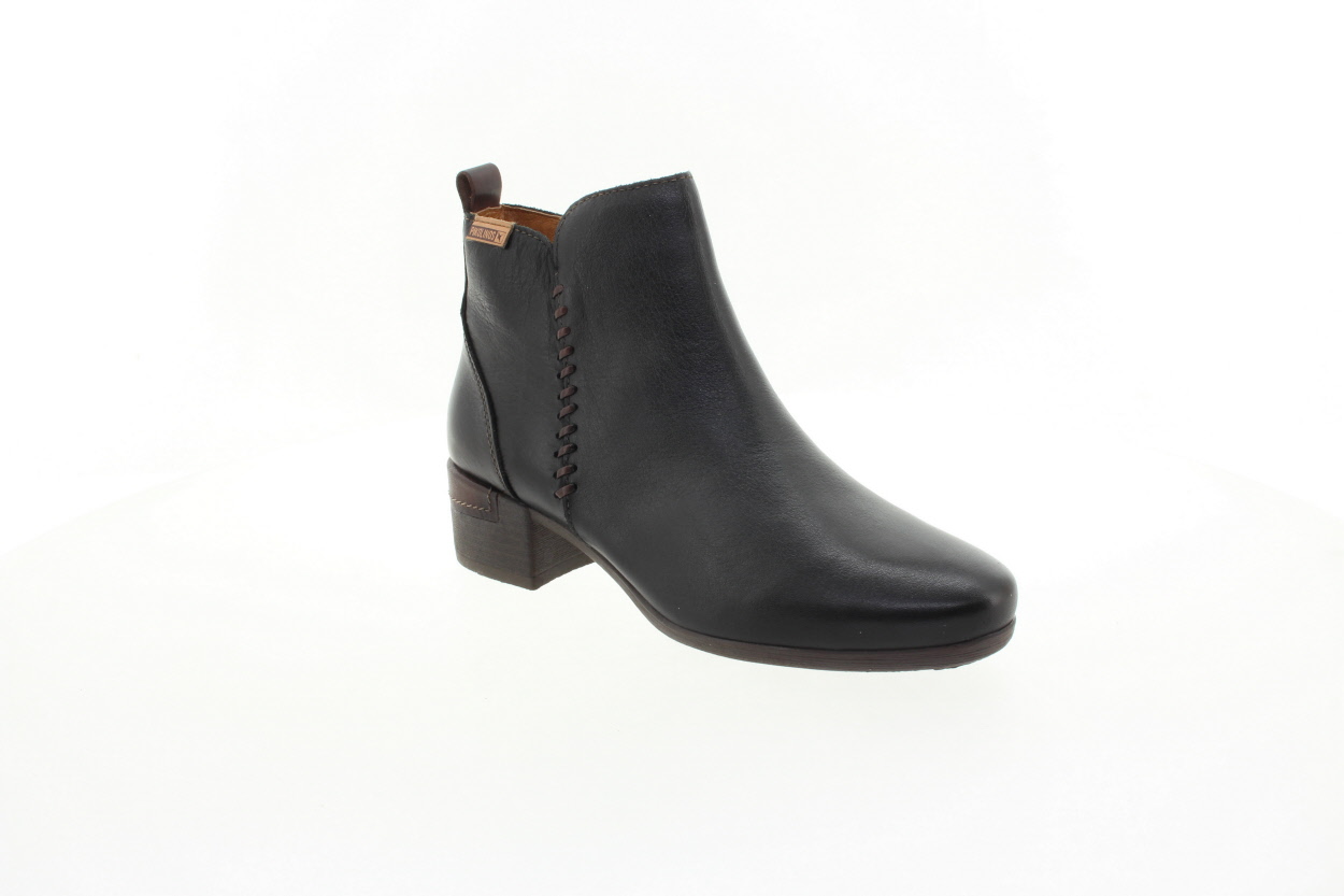 PIKOLINOS Dámský černý kožený kotník