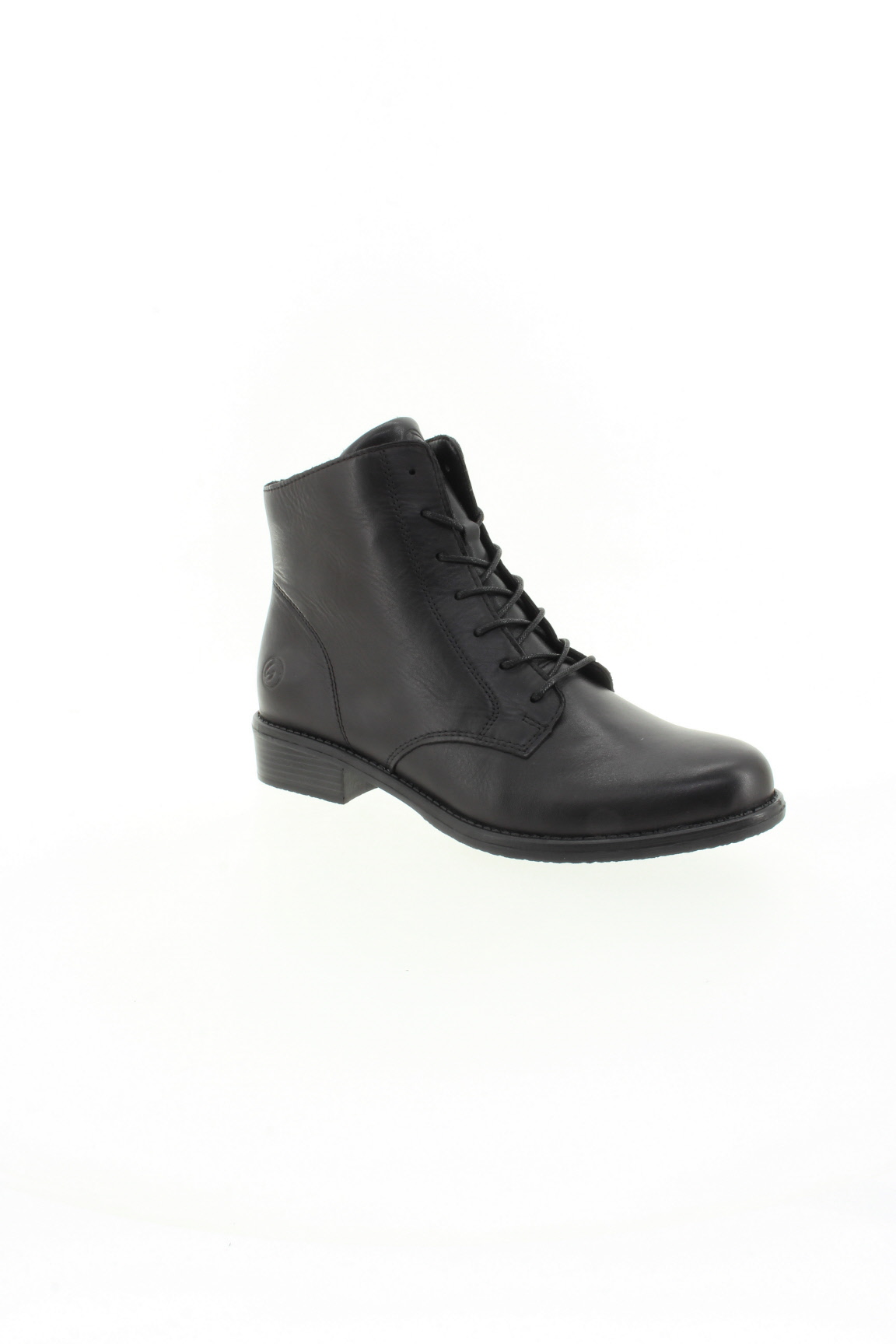 REMONTE Dámský černý kožený kotník