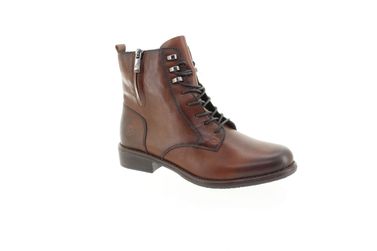 REMONTE Dámský hnědý kožený kotník