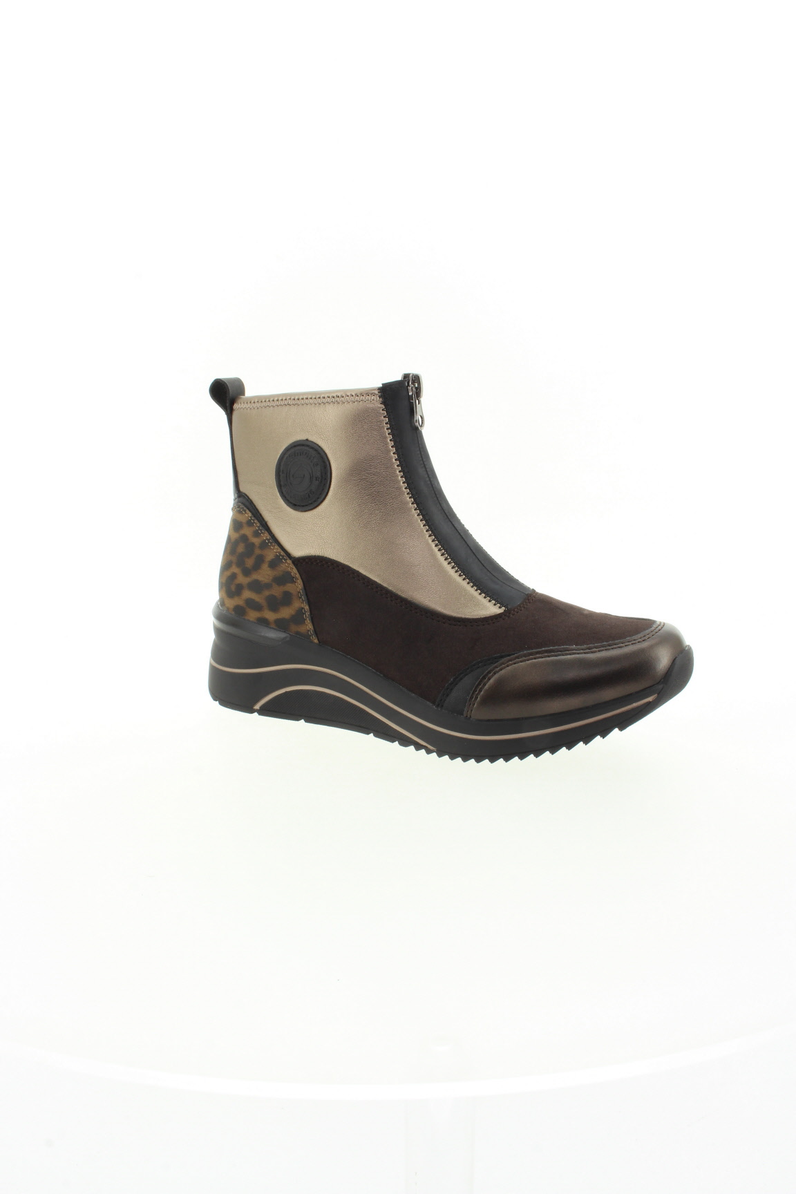 REMONTE Dámský bronzovo-hnědý kotník