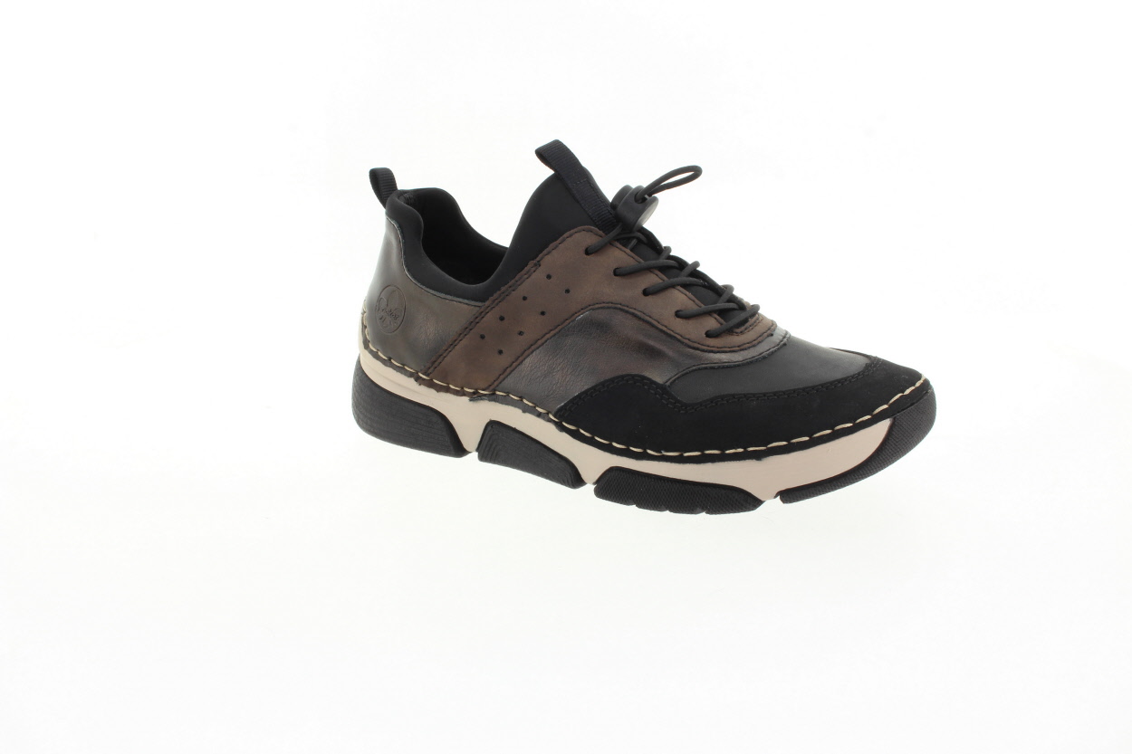 RIEKER Dámské černé tenisky