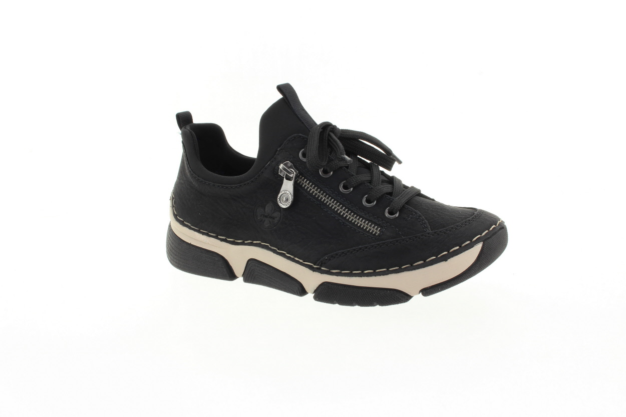 RIEKER Dámské černé tenisky