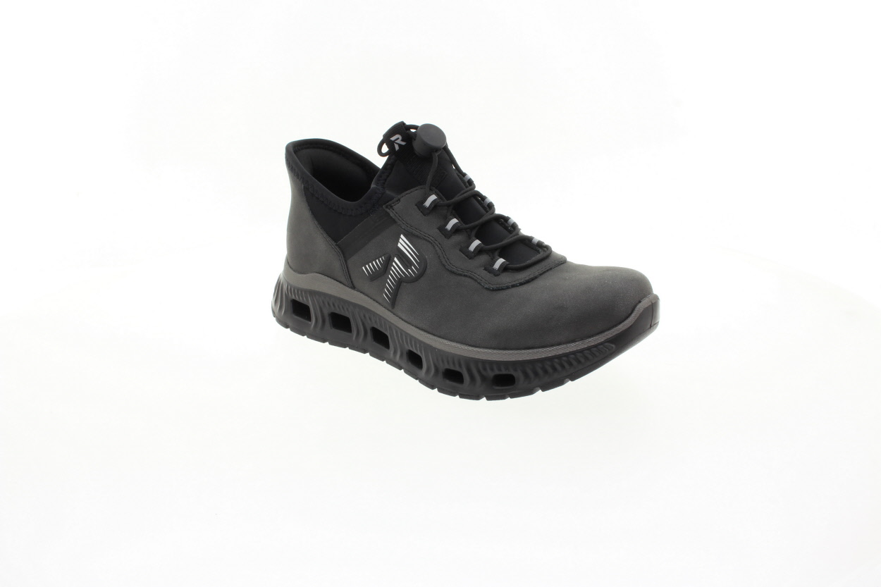 RIEKER Dámské antracitové tenisky 