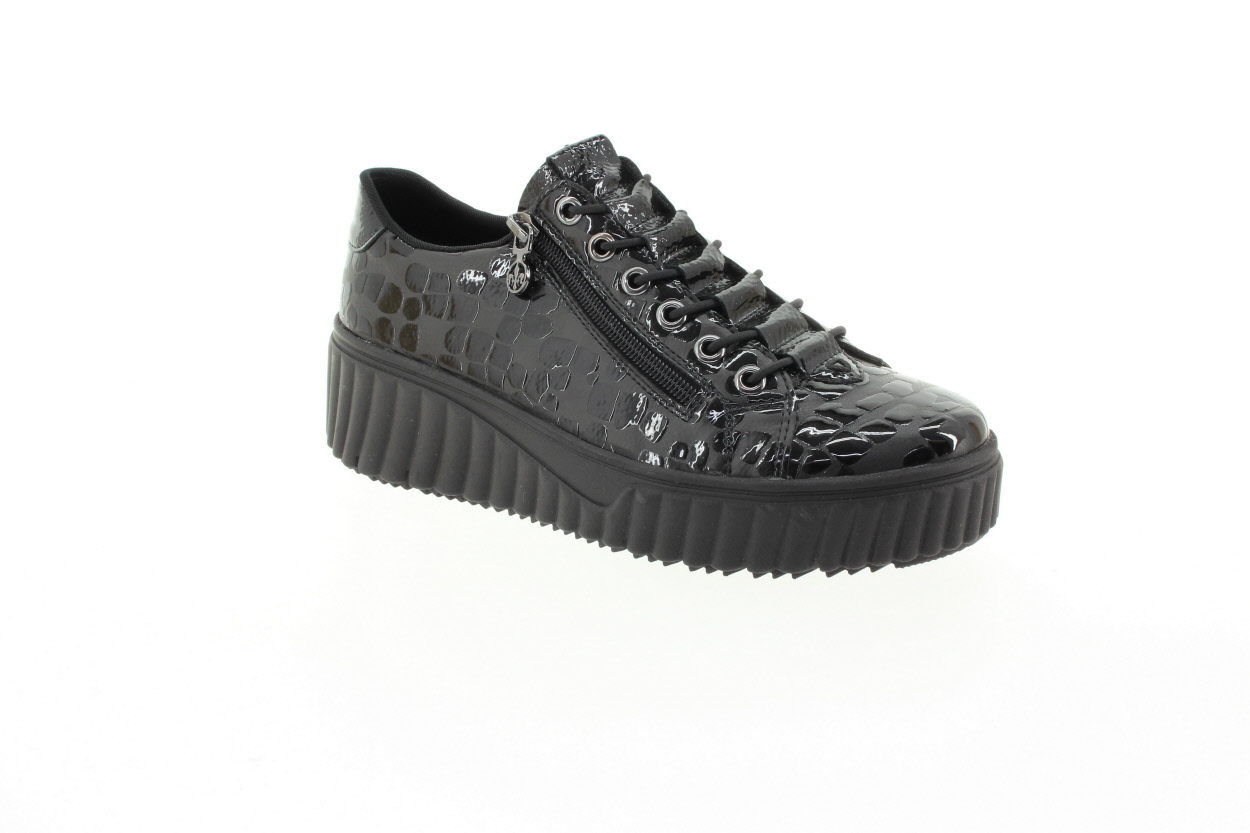 RIEKER Dámské černé tenisky