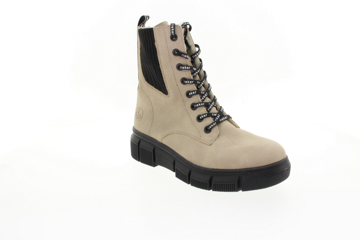 RIEKER Dámský krémový kotník