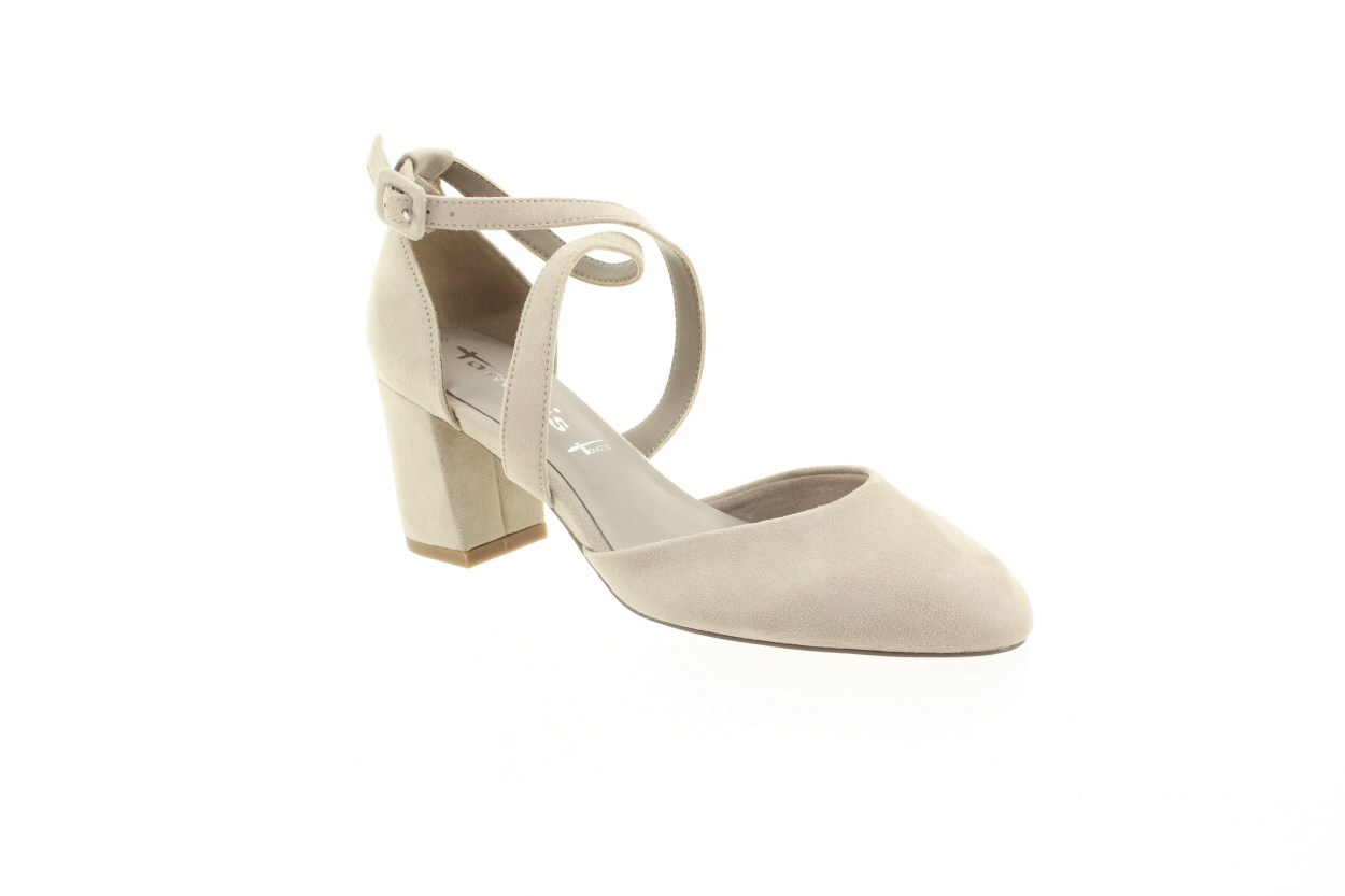 TAMARIS Dámské textilní lodičky taupe