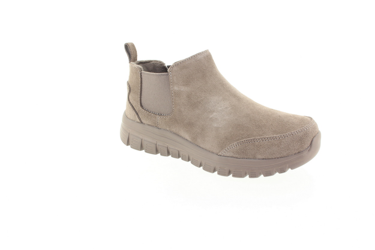 SKECHERS Dámský kožený béžový kotník