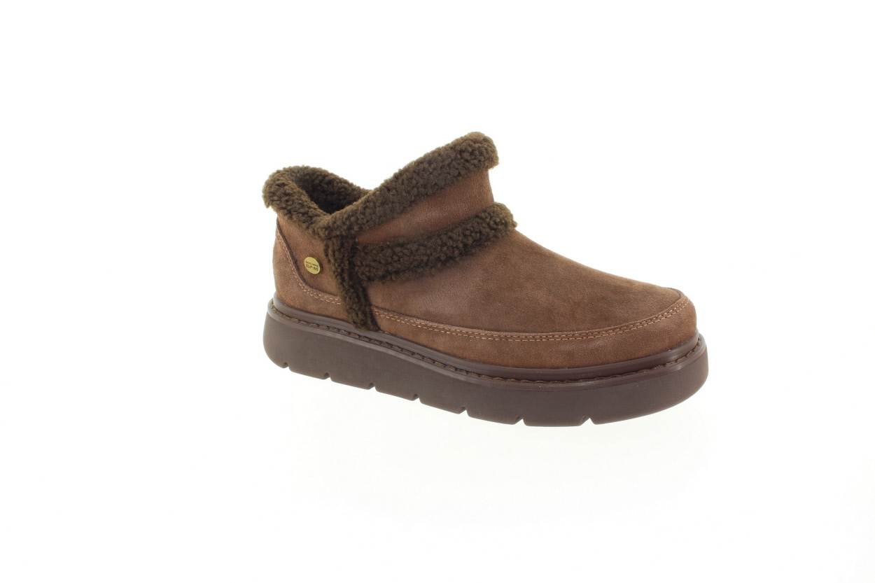 SKECHERS Dámský hnědý kožený kotník