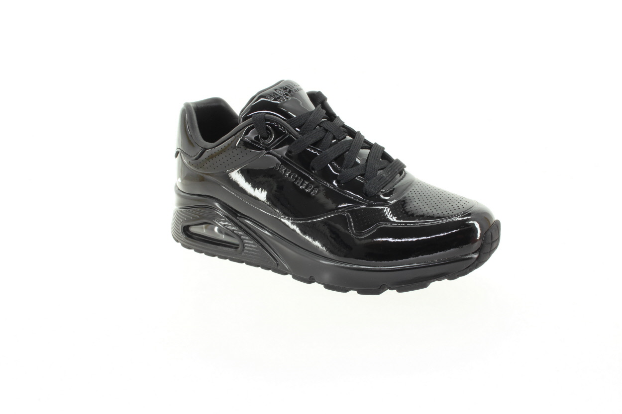 SKECHERS Dámské černé kožené tenisky